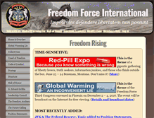 Tablet Screenshot of freedomforceinternational.org